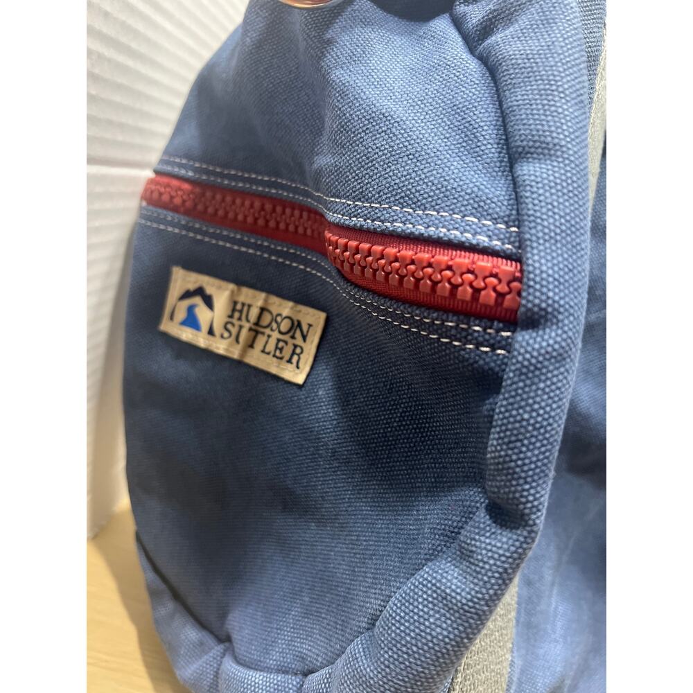 Hudson Sutler Heritage Blue/Gray Commuter Duffel Canvas Weekender Bag Paul Weiss - Picture 7 of 13